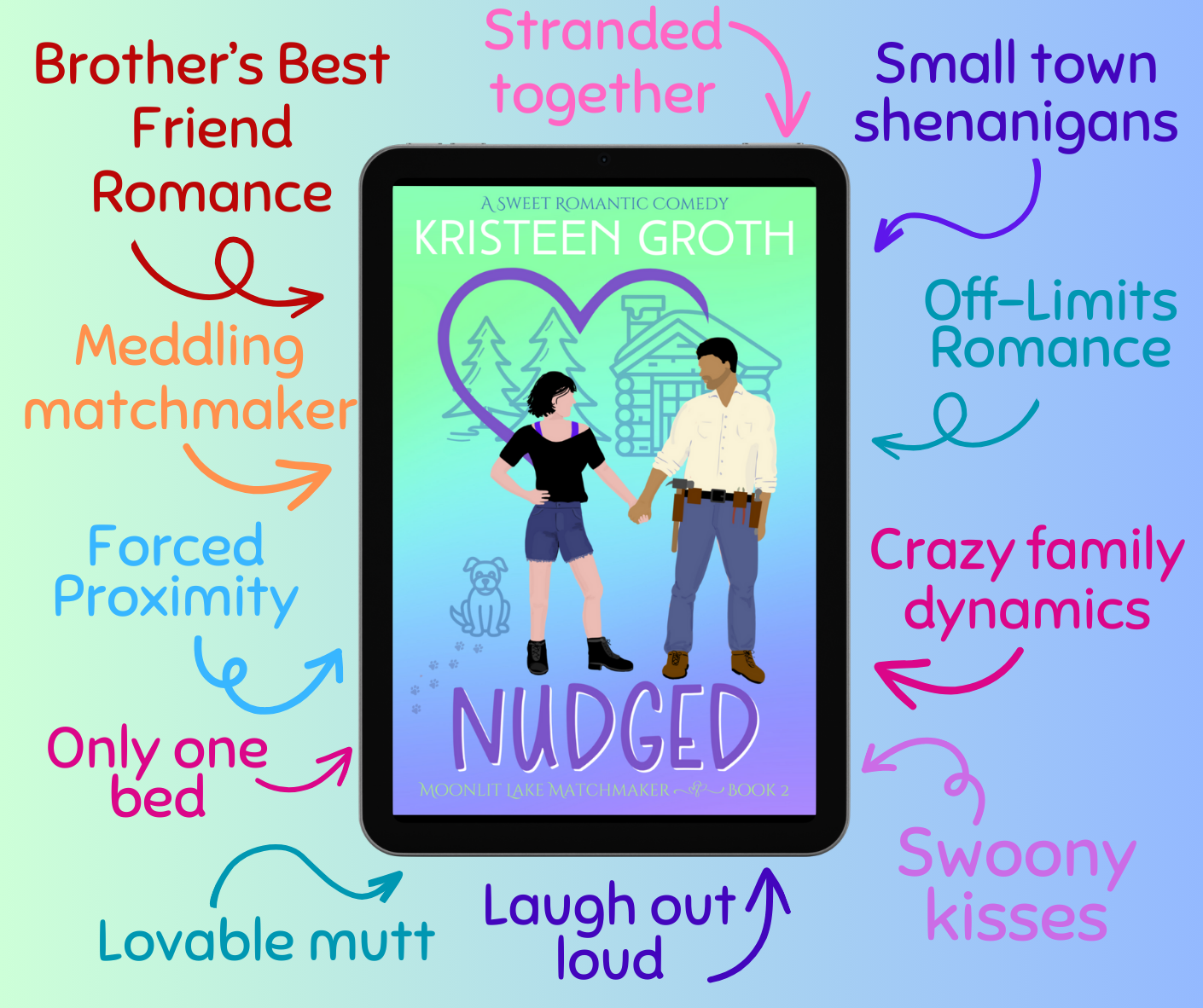 Nudged Signed Paperback (Moonlit Lake Matchmaker ~ Book 2)