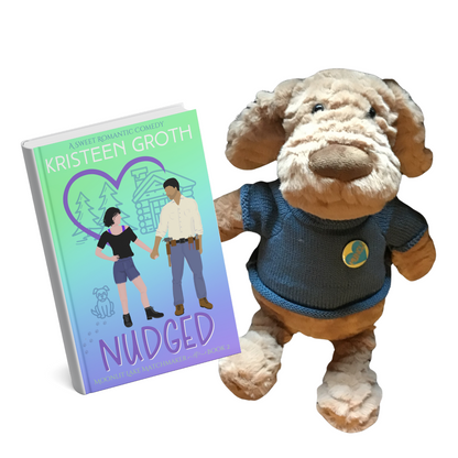 Munch Plushie (Turquoise) & Nudged (Signed Paperback)