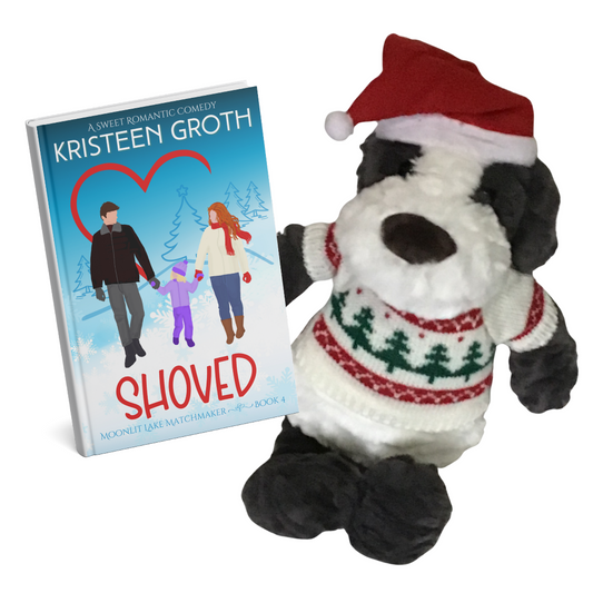 Lulu (White Holiday Sweater) + Shoved (Signed Paperback)